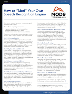 Speech Technology whitepaper page.